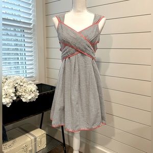 Esley Seersucker Striped Dress